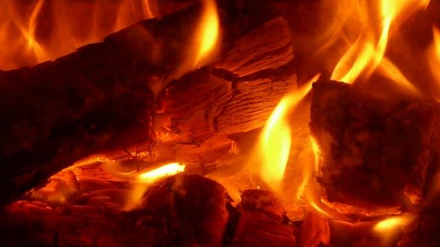 Смотри на огонь? Релакс для сна? Звук горящих дров [HD] смотреть онлайн