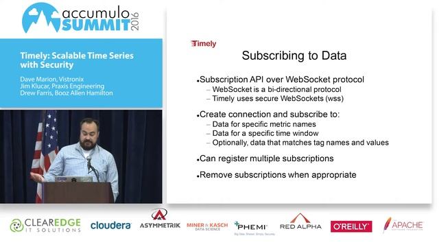 Timely: Scalable Time Series with Security смотреть онлайн