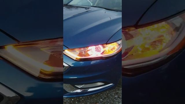 2017 Ford Fusion with sequential turn signals. смотреть онлайн