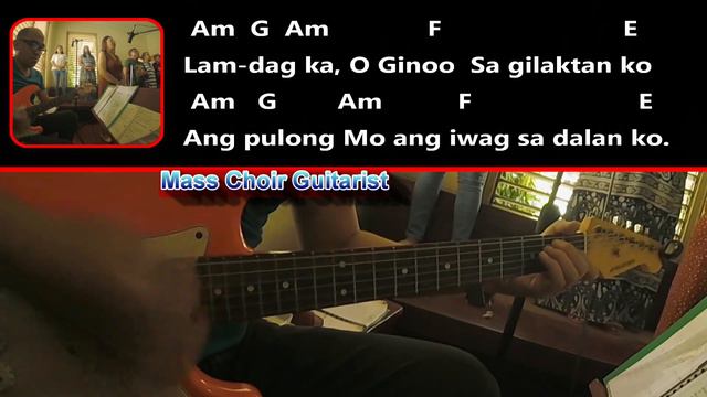 Aleluya - Lamdag Ka | Narcisa Fernandez - guitar accompaniment w/ chords and lyrics. with MRR choir смотреть онлайн