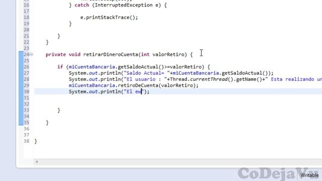 Sincronizacion De Hilos en Java : Uso de synchronized .... смотреть онлайн