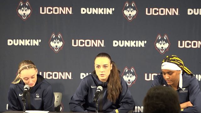 Paige Bueckers, Nika Muhl, & Aaliyah Edwards Postgame Press Conference: Creighton 2/19 смотреть онлайн