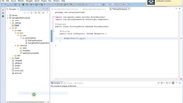 Spring Boot with Apache Camel Integration using maven смотреть онлайн