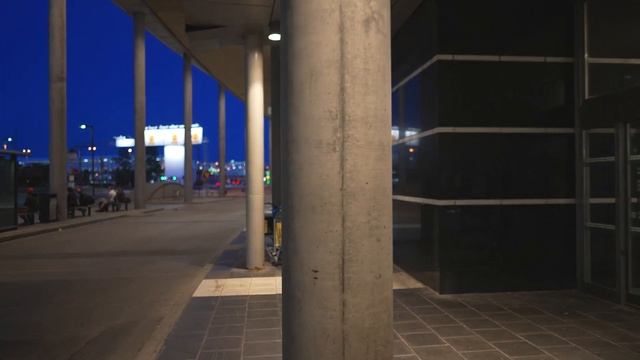 Sweden, Stockholm, Arlanda Airport, KONE Elevator @ Night