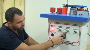 Кромкооблицовочный станок с ручной подачей заготовки KROM OPTIMA