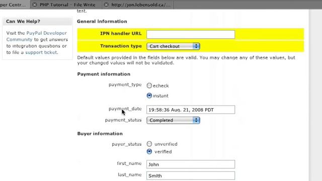 PHP Shopping Cart & Paypal - A Look At Paypal IPN смотреть онлайн