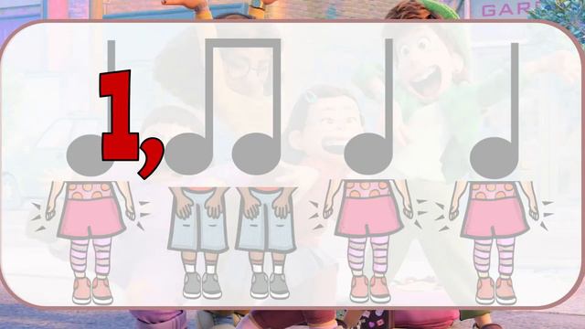 Nobody Like U:: Body Percussion:: half note, quarter note, eighth notes, sixteenth notes смотреть онлайн