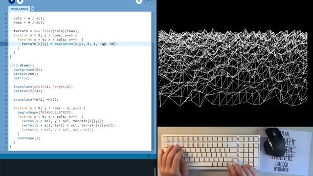 ASMR Programming - Terrain Generator - No Talking смотреть онлайн