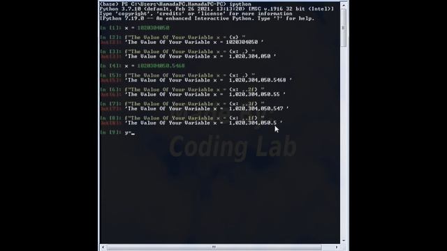 Python Lesson 10 : Format numbers inside strings смотреть онлайн