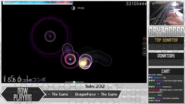 [Live] Gayzmcgee | DragonForce - The Game [Legend] 99.94% {#2 ? FC} - osu! смотреть онлайн