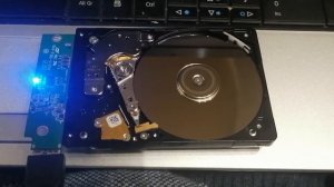 Залип блок магнитных головок