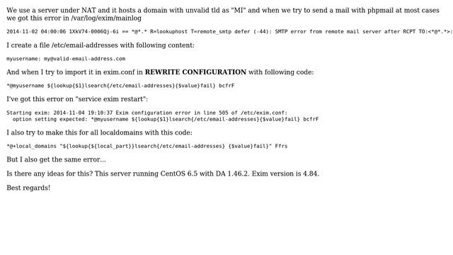 DevOps & SysAdmins: Directadmin default php mail from (exim) смотреть онлайн