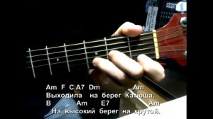 Катюша  Текст, аккорды, разбор