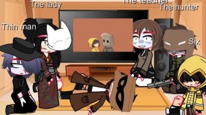 Little Nightmares react to ???||Short||lazy-||First video