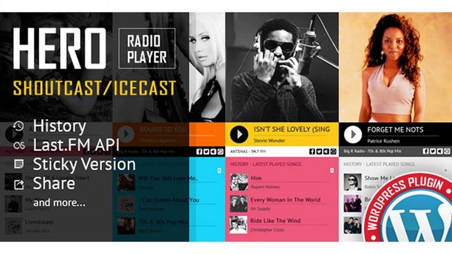 Hero - Shoutcast and Icecast Radio Player With History - WordPress Plugin | Codecanyon Scripts and смотреть онлайн