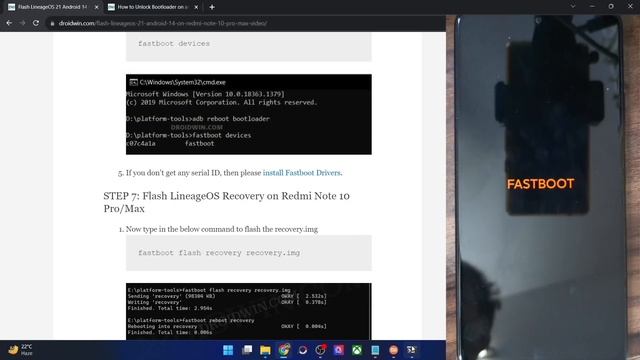 How to Flash LineageOS 21 Android 14 on Redmi Note 10 Pro/Max смотреть онлайн