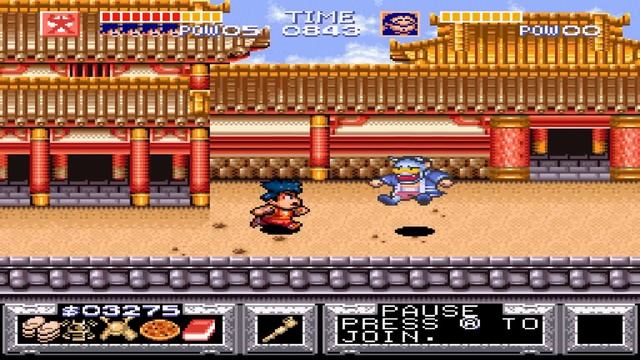 The Legend of the Mystical Ninja - Level 8: Save Princess смотреть онлайн