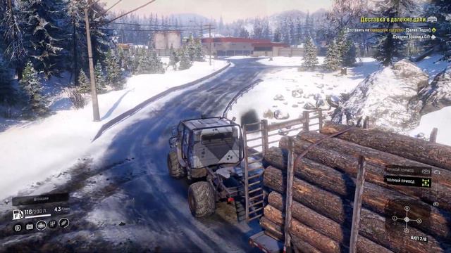 SnowRunner Аляска Новые контракты Доставка в далекие дали смотреть онлайн