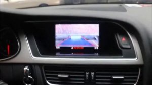 Камера заднего вида с динамическими линиями для Audi