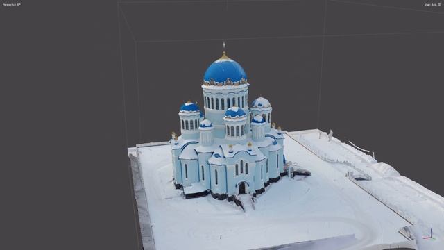 г.Сургут. Свято-Троицкий кафедральный собор. смотреть онлайн