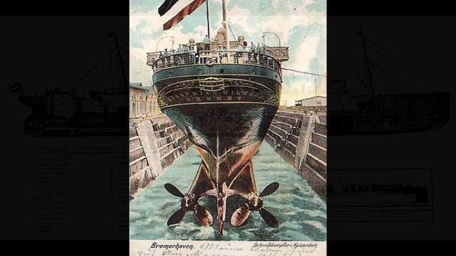 SS Kronprinz Wilhelm German Liner 1901 смотреть онлайн