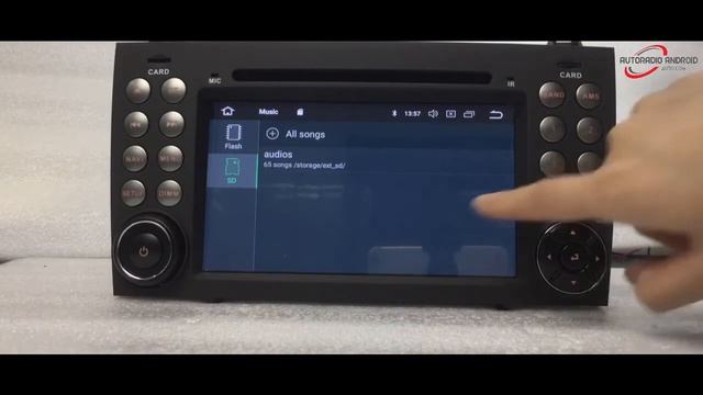 Changer Autoradio Mercedes SLK R171 R170 SLK 200 350 GPS Android Apple Carplay Bluetooth 2 DIN