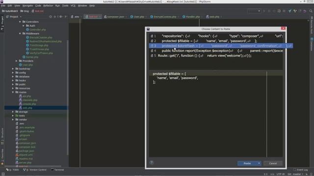 PhpStorm入門 第３章 レッスン13 履歴から貼り付け смотреть онлайн
