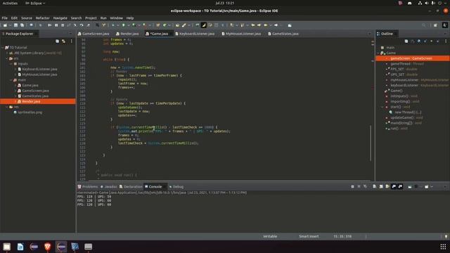Java Game Development TUTORIAL - Episode #04 - INPUTS & GAMESTATES смотреть онлайн