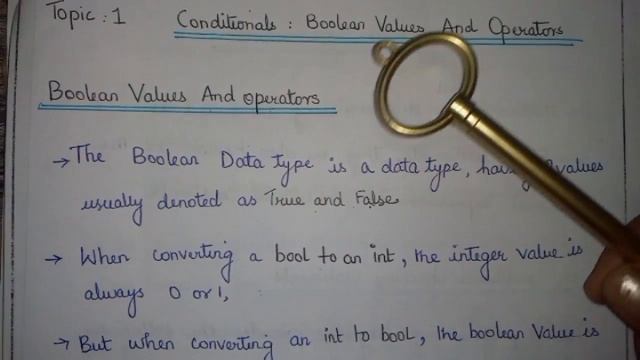 GE 8151 PSPP NOTES - # 3.1 CONDITIONALS: BOOLEAN VALUES AND OPERATORS смотреть онлайн
