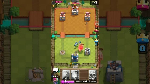 Playing clash Royal barely start смотреть онлайн