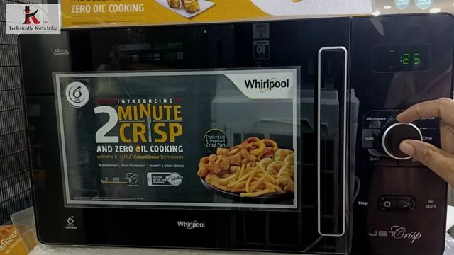 How to use Whirlpool Microwave Oven 25 jet Crisp Demo #WHIRLPOOL MICROWAVE 25 LTR #Whirlpool #Demo смотреть онлайн