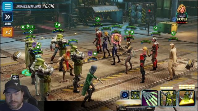 DD5 Node 9 Global Attack 3 - Marvel Strike Force - MSF смотреть онлайн