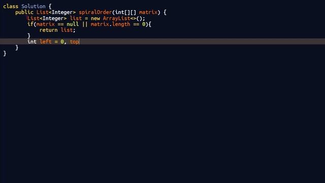 LeetCode # 54 - Spiral Matrix whiteboard and Java code tutorial for technical interviews смотреть онлайн