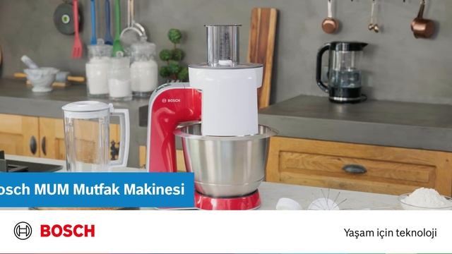 Tatlı ve Hamur İşi Sevenlerin Tercihi: Bosch MUM Mutfak Makinesi смотреть онлайн