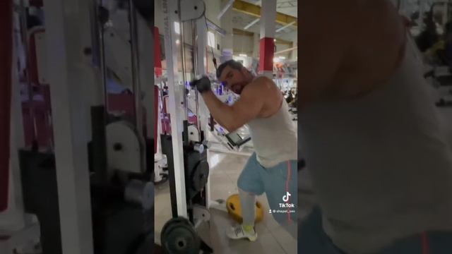 125 кг на трицепс - рекорд Украины - Atlant Shepel смотреть онлайн