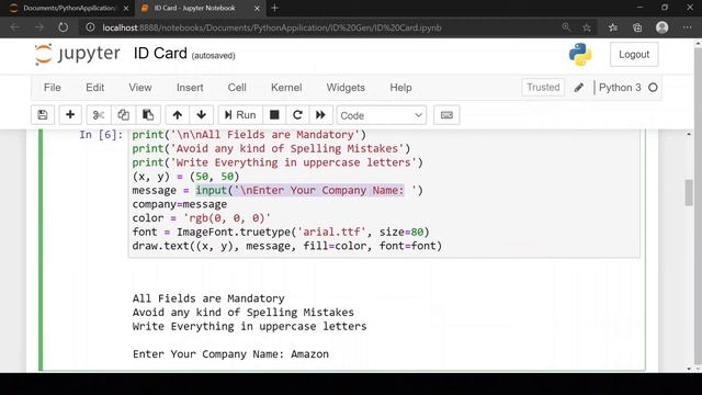 ID Card Generator using Python Tamil| ID Card Generator Source Code in Python| QR Code Generator смотреть онлайн
