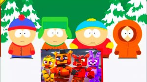 Заставка южного парка в виде Fazbear & Friends