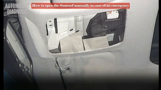 How to Open & Close the Sunroof Manually in Emergency or when it is Stuck Open | KIA & HYUNDAI смотреть онлайн