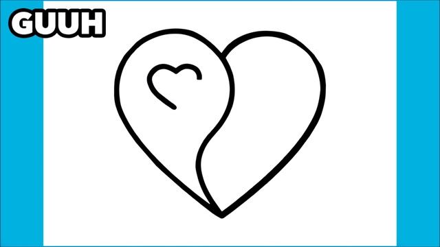 HOW TO DRAW A YIN YANG HEART смотреть онлайн