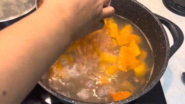 Очень вкусный, полезный суп! Турецкий чечевичный суп с тыквой! Крем суп смотреть онлайн