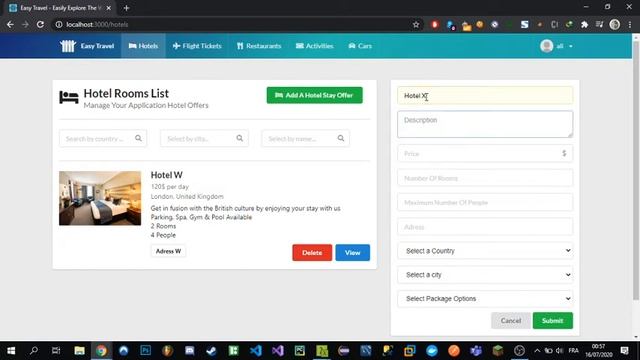 EasyTravel - A tourist Guide App - Developed with ReactJs + .Net Core смотреть онлайн