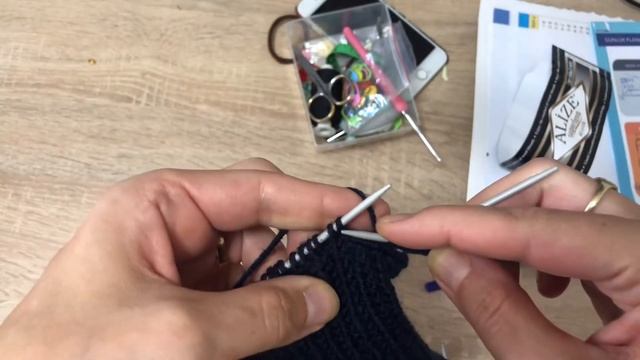 Гетры спицами. Перезаливка. смотреть онлайн