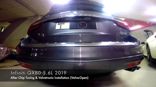 Infiniti QX80 2019 5.6L Chip Tuning & CCP Valvetronic Muffler By ChipCentric Performance Dubai