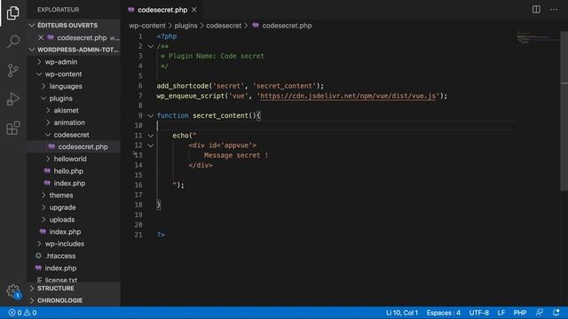 TUTO Vue JS : créer un plugin WordPress avec VueJS ! смотреть онлайн
