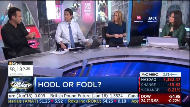 The SEC trolls crypto CNBC Fast Money 05.17.18 смотреть онлайн