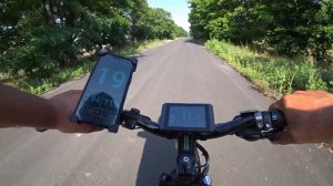 Тест скорости электровелосипеда. Мотор BAFANG 48/500. Electric bike speed test