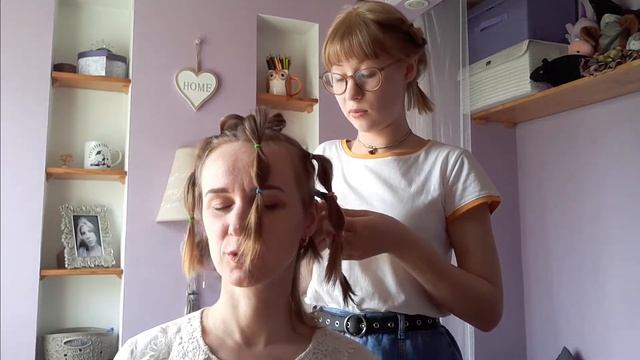 Challenge #мамы #дочки || ДЕНЬ 1 || Делаем причёски смотреть онлайн