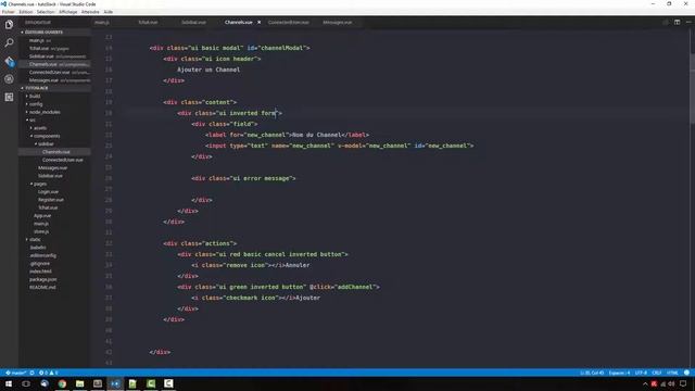 [Vue.js + Firebase] Slack Clone Tutorial - 6 - Creation / Affichage de Channels смотреть онлайн