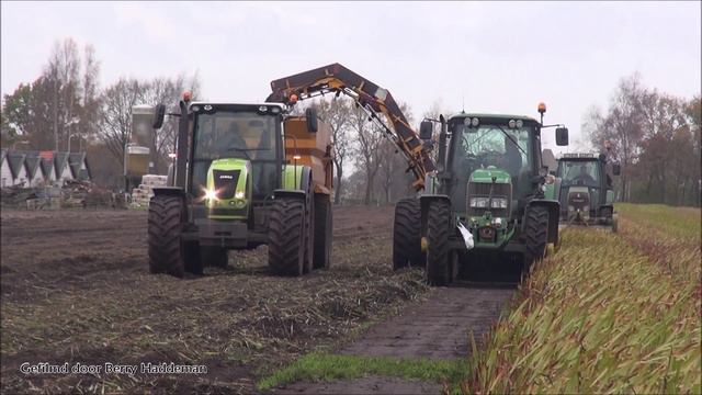 John Deere 6430 op GPS Gladiolen rooien | Gladiolus grubbing 2015 (NLD) смотреть онлайн