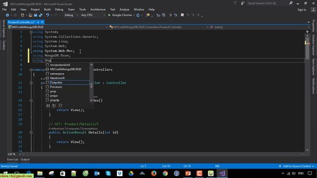 Perfect ASP.Net MVC CRUD Operations with MongoDB смотреть онлайн
